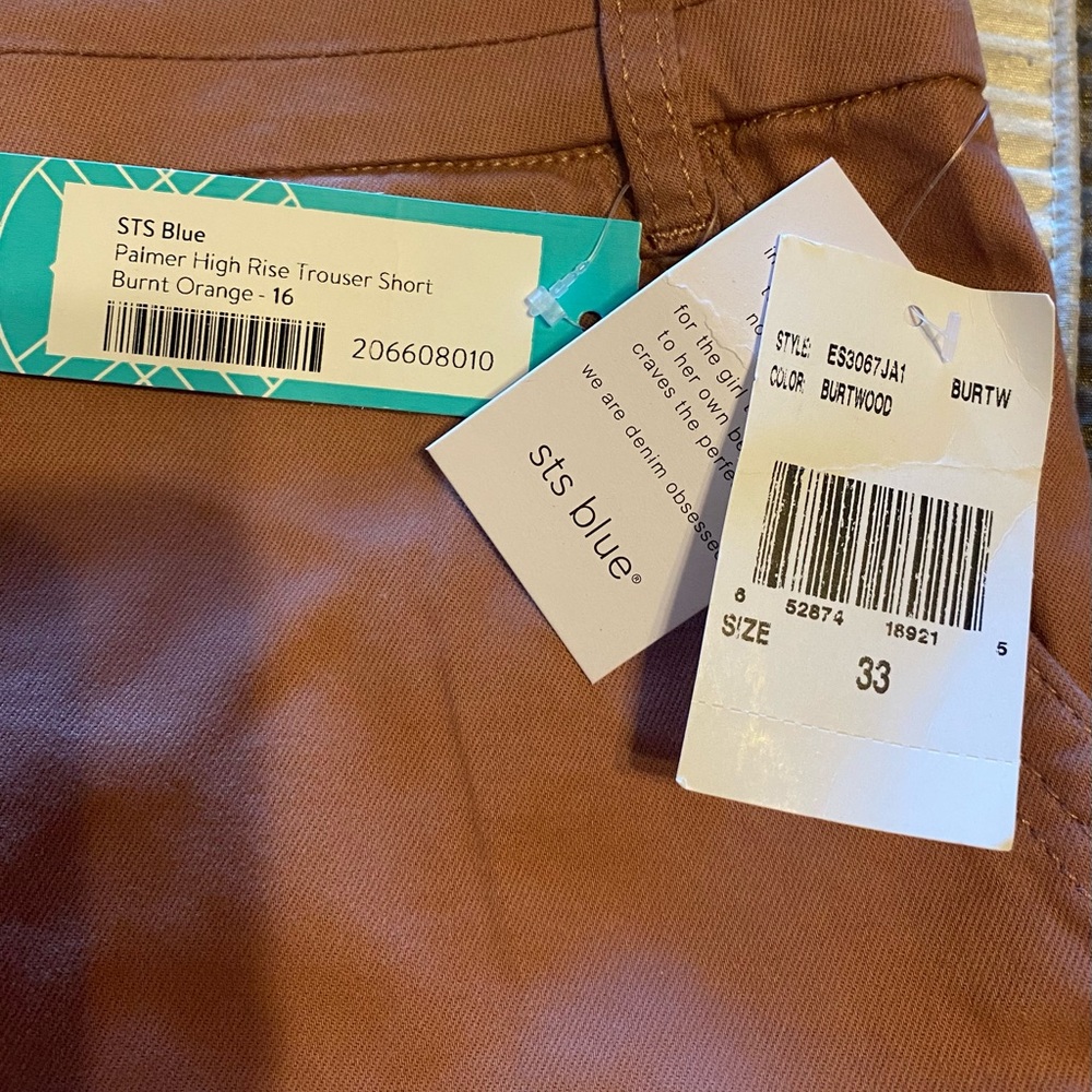 NEW- STS Blue Palmer Trouser High Rise Women's Shorts - Picture 5 of 5